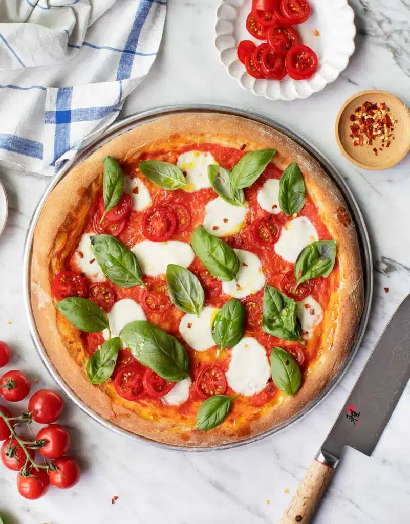Pizza Margherita recipe