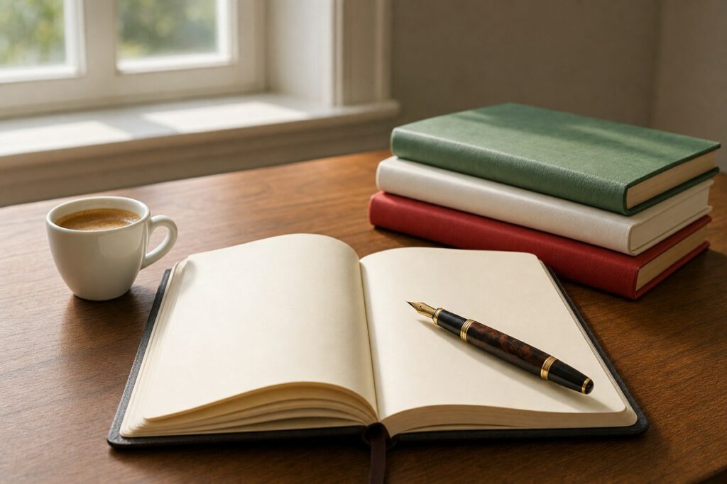 Quaderno e libri per capire quando si scrive a posto o apposto in italiano