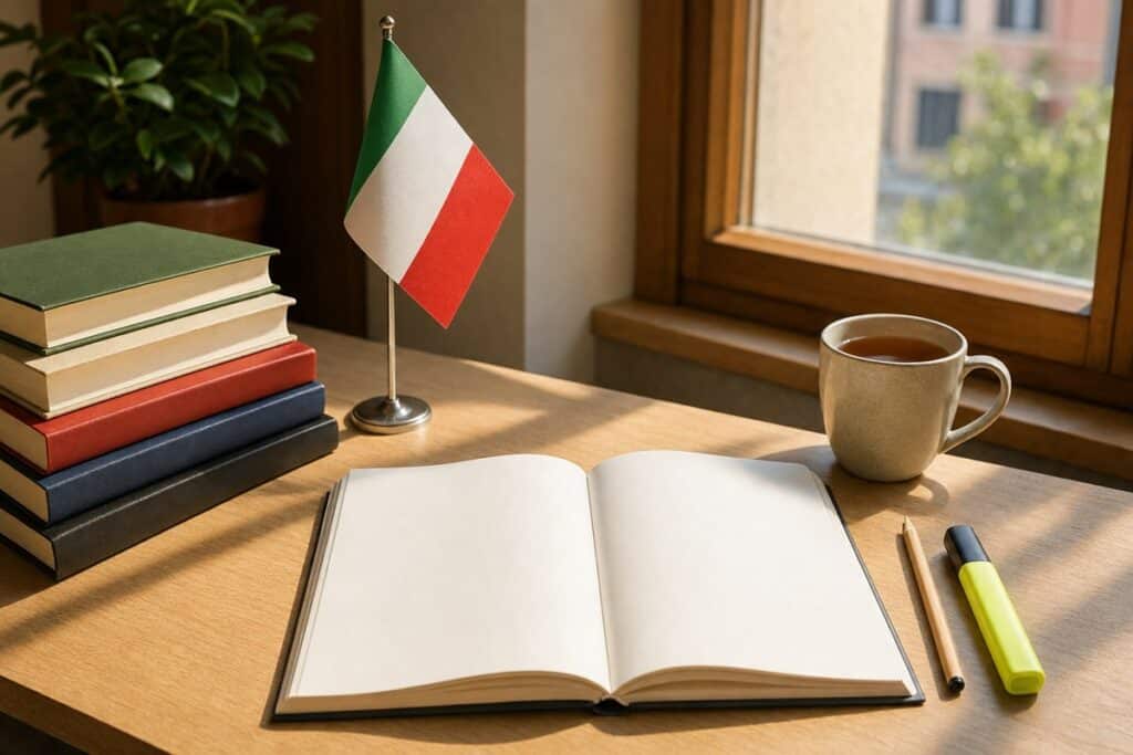 Quaderno di grammatica ed esercizi sugli aggettivi dimostrativi italiani