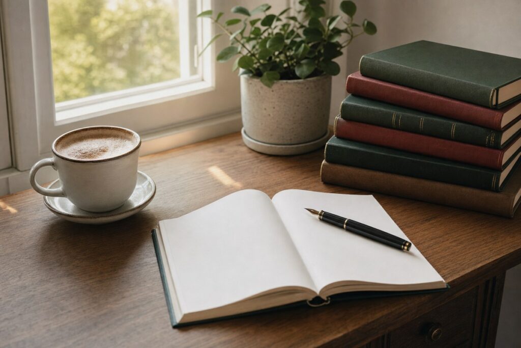 Quaderno e libri per studiare gli avverbi di affermazione in italiano