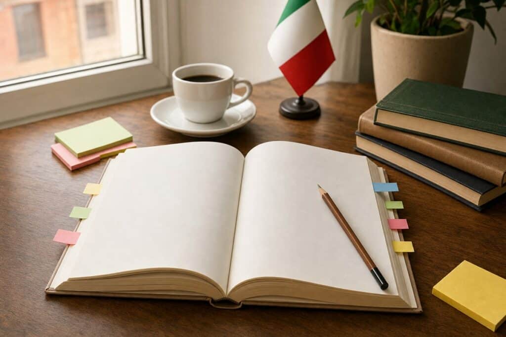 Quaderno di grammatica ed esercizi sui pronomi relativi italiani