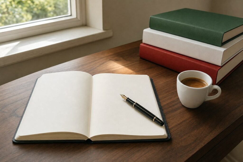 Quaderno e libri per capire quando si scrive sì o si in italiano